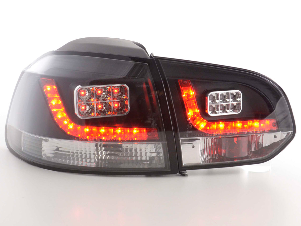 LED Rückleuchten Set VW Golf 6 Typ 1K 2008-2012 schwarz LED Rückleuchten Set VW Golf 6 Typ 1K 2008-2012 schwarz